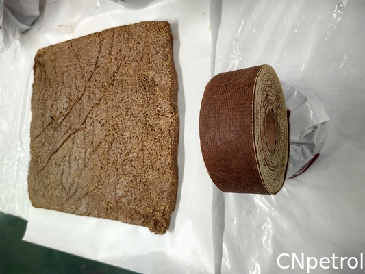 Molding Mastic To Make A Smooth Profile On Irregular Flanged Joints And Valves