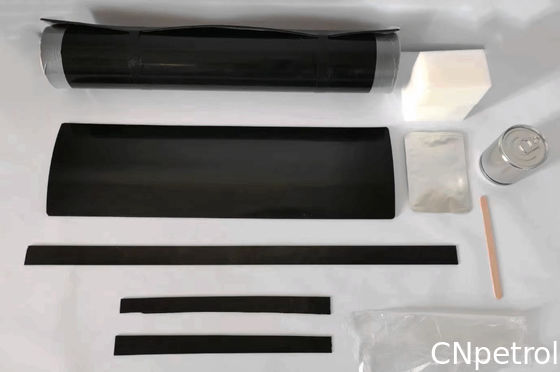 Pre heat 85°C High Shear Strength Polypropylene Adhesive Heat Shrink Sleeves Adhesive Type 3 Layers Layers 3