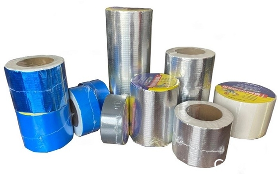 Butyl Rubber Adhesive Aluminium Waterproof Tape For Construction Surface Flashing