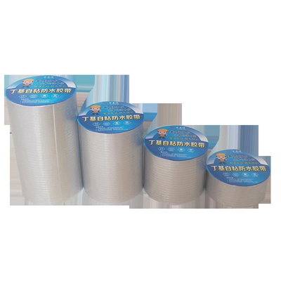 Butyl Rubber Adhesive Aluminium Waterproof Tape For Construction Surface Flashing