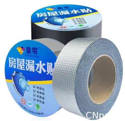 Aluminium Butyl Rubber With Grey Color Adhesive Tape For Construction Surface Flashing